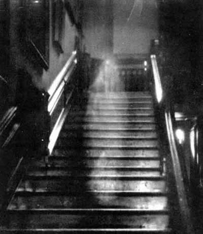 Well known photo of The Brown Lady of Raynham Hall