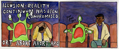 Suspension of disbelief comic