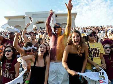 Crowd at Football Game