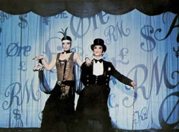 Liza Minnelli and Joel Grey in Cabaret