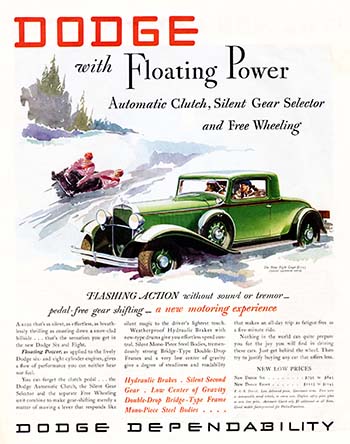 Dodge Floating Power ad
