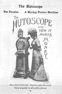 Period advertisment for the Mutoscope