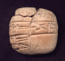 Sumerian tax tablet
