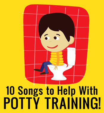 10 Songs to help with Potty Training