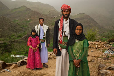 Men with child brides, probably Afghanistan