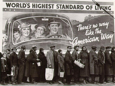 Bourke-White photo: No Way like the American Way