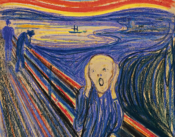 Munch, The Scream painting